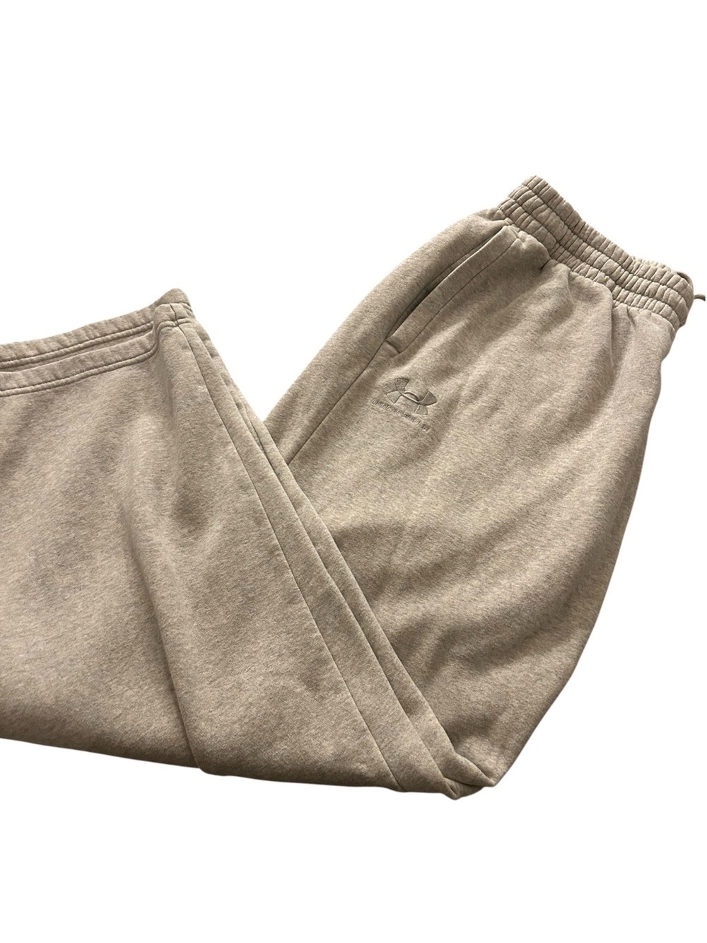 Under Armour Men's Beige/Taupe Fleece Sweatpants xl